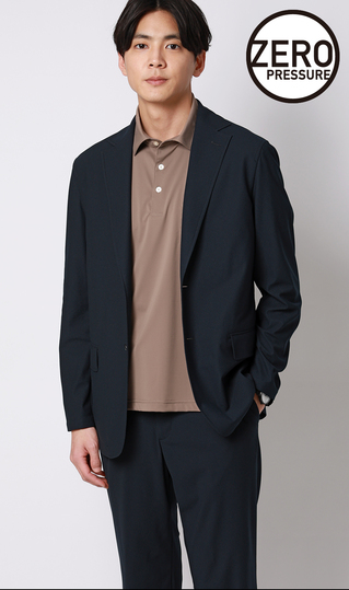 ゼロプレッシャースーツ【ジャケット】【2WAYストレッチ】【セットアップ着用可】