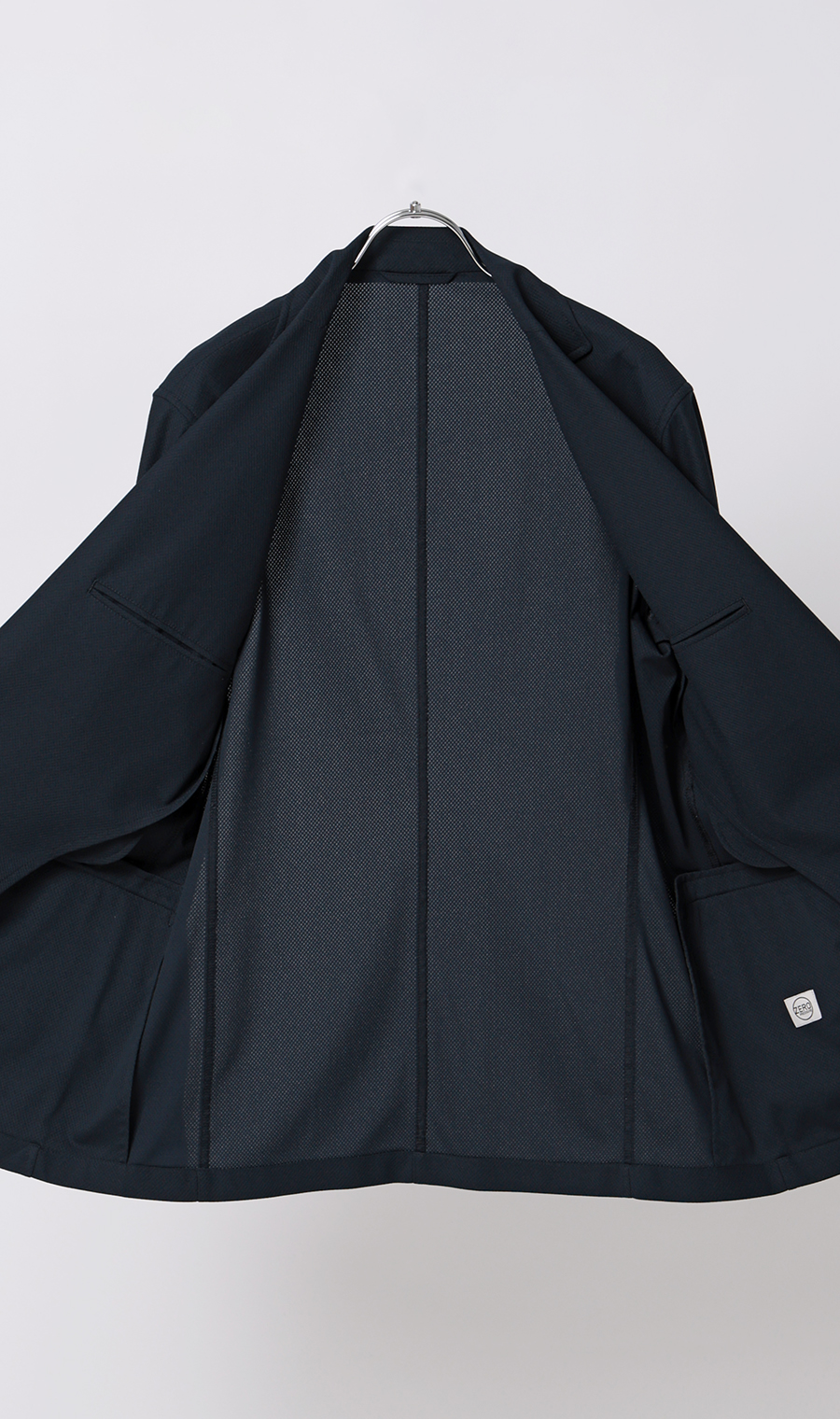 ゼロプレッシャースーツ【ジャケット】【2WAYストレッチ】【セットアップ着用可】 ネイビー S