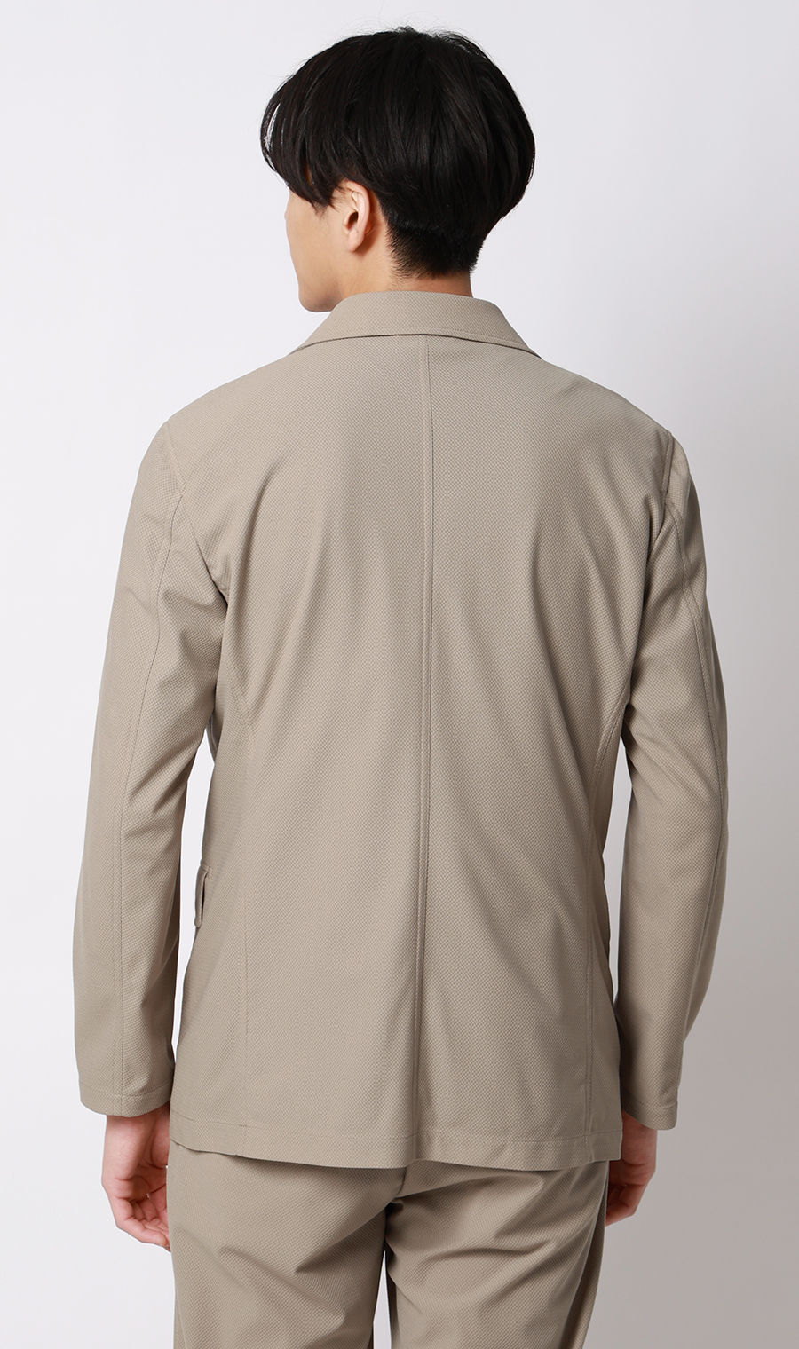 ゼロプレッシャースーツ【ジャケット】【2WAYストレッチ】【セットアップ着用可】 ベージュ S