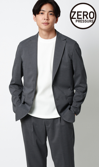 ゼロプレッシャースーツ【ジャケット】【2WAYストレッチ】【セットアップ着用可】