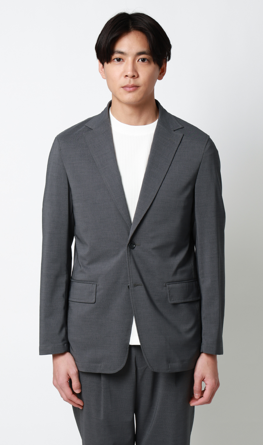 ゼロプレッシャースーツ【ジャケット】【2WAYストレッチ】【セットアップ着用可】 グレー S