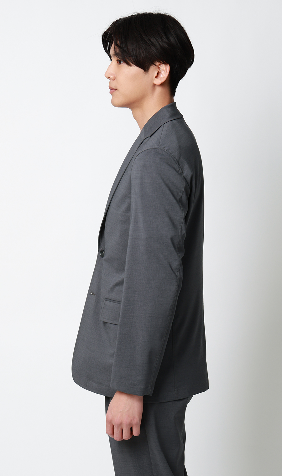 ゼロプレッシャースーツ【ジャケット】【2WAYストレッチ】【セットアップ着用可】 グレー S