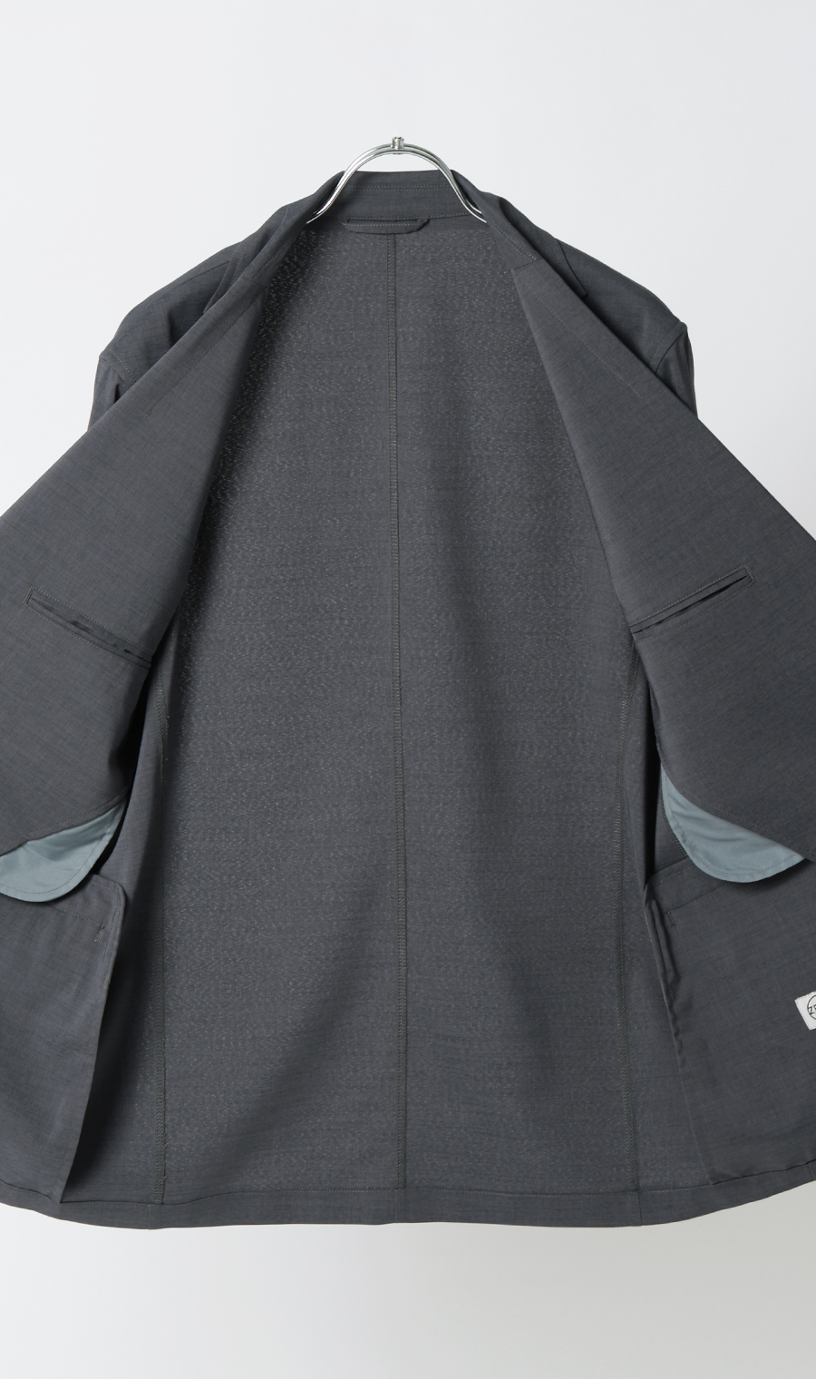 ゼロプレッシャースーツ【ジャケット】【2WAYストレッチ】【セットアップ着用可】 グレー S