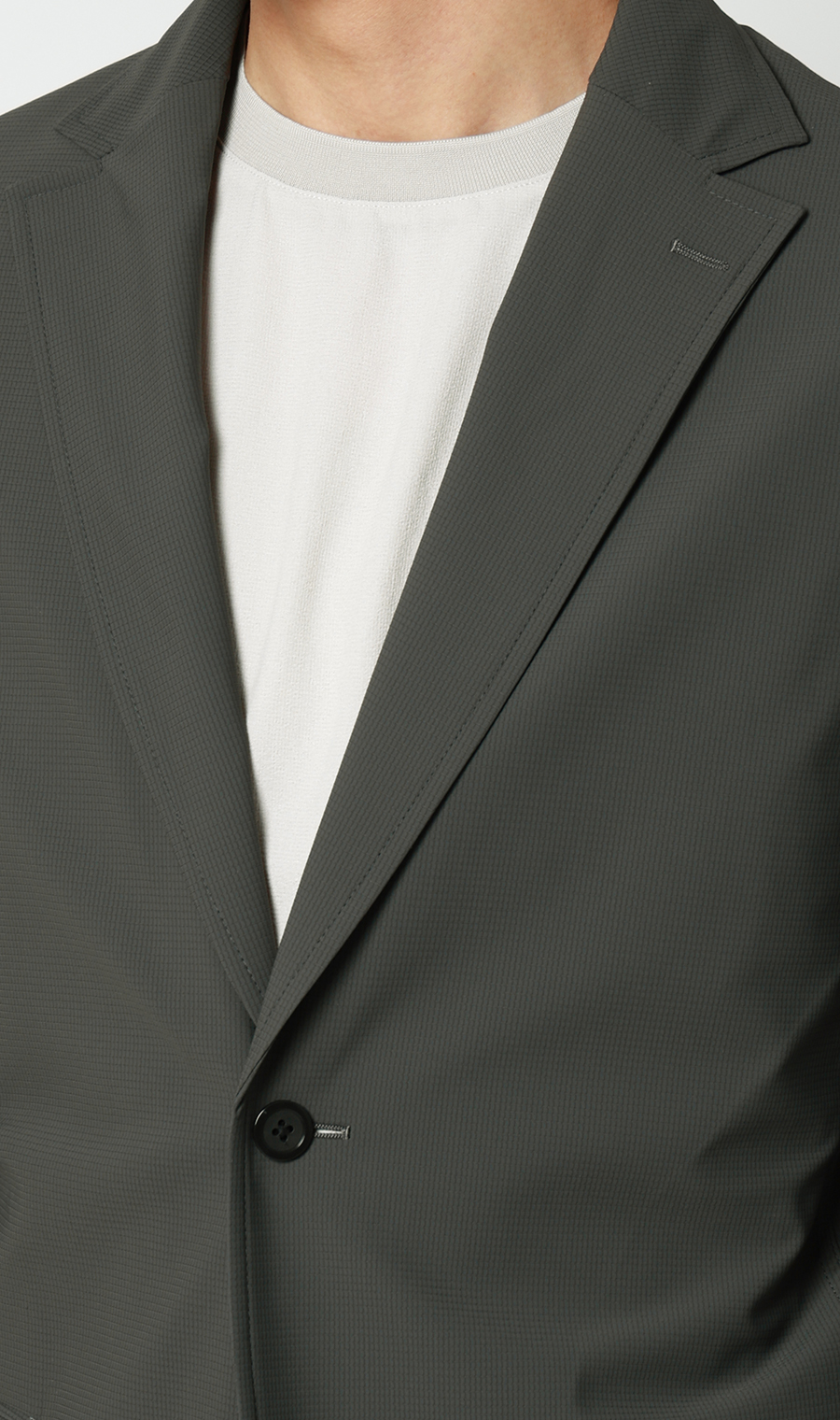 ゼロプレッシャースーツ【ジャケット】【2WAYストレッチ】【セットアップ着用可】 チャコール S