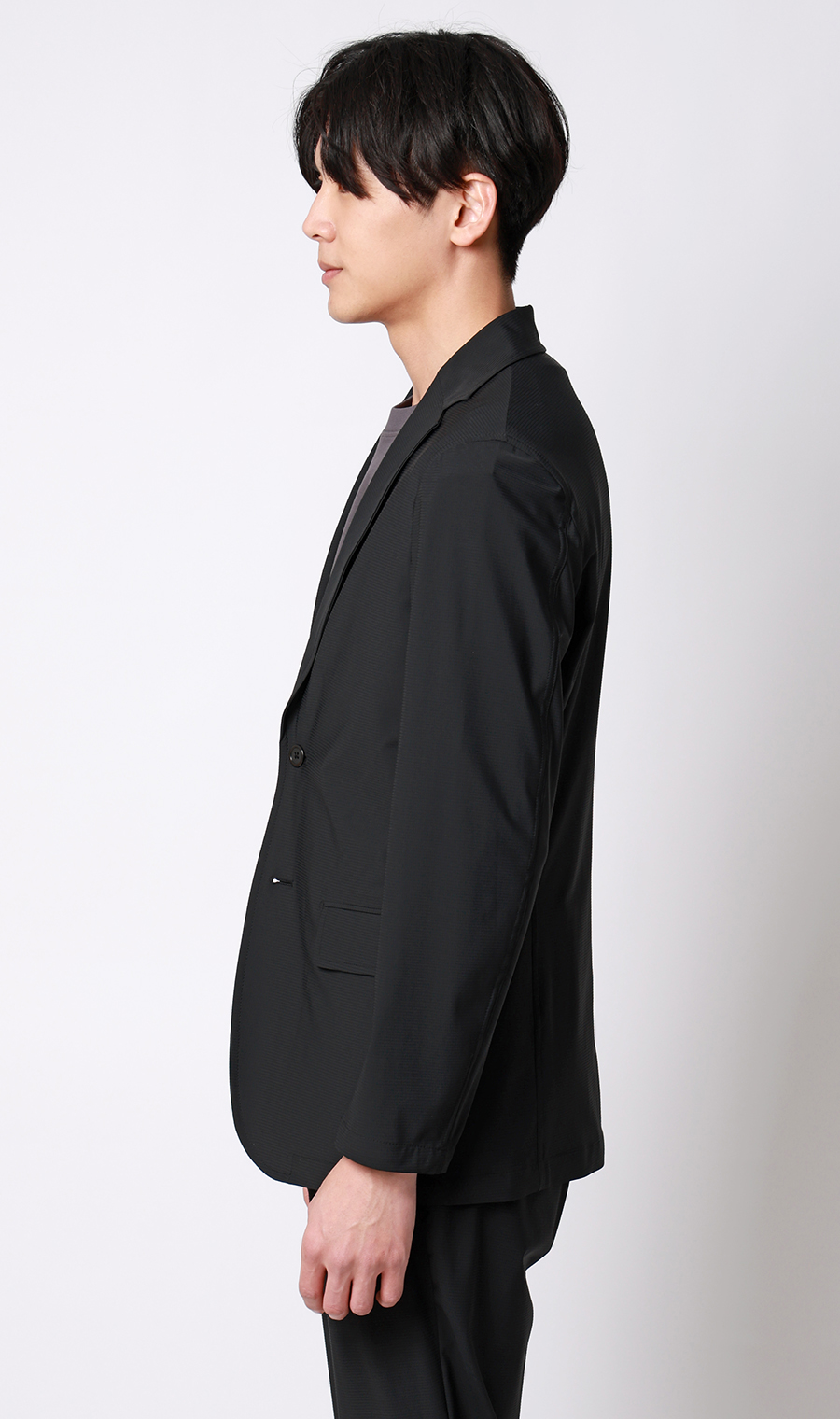 ゼロプレッシャースーツ【ジャケット】【2WAYストレッチ】【セットアップ着用可】 ブラック S