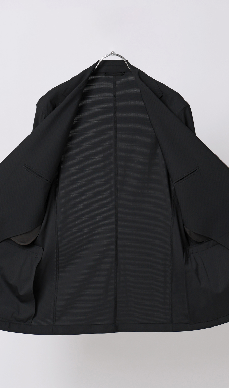 ゼロプレッシャースーツ【ジャケット】【2WAYストレッチ】【セットアップ着用可】 ブラック S