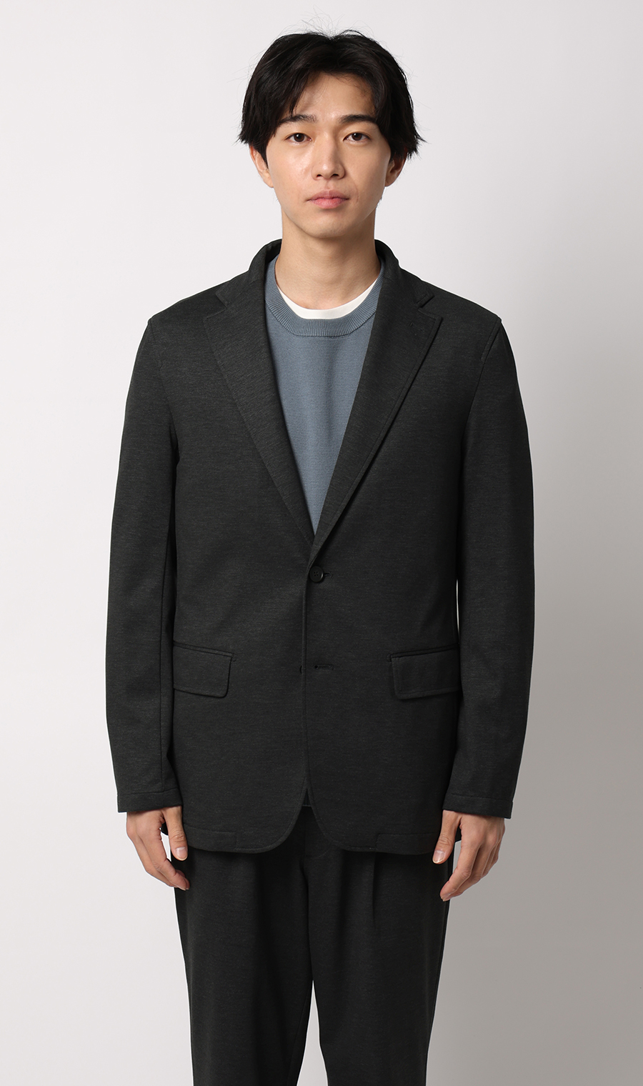 ゼロプレッシャースーツ【ジャケット】【セットアップ着用可】 チャコール Wide L