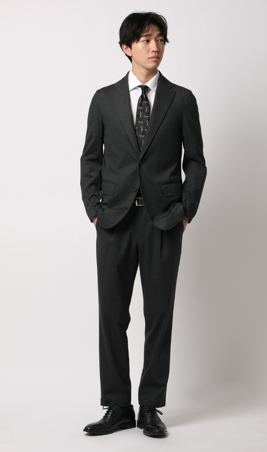 ゼロプレッシャースーツ【ジャケット】【セットアップ着用可】 チャコール Wide L