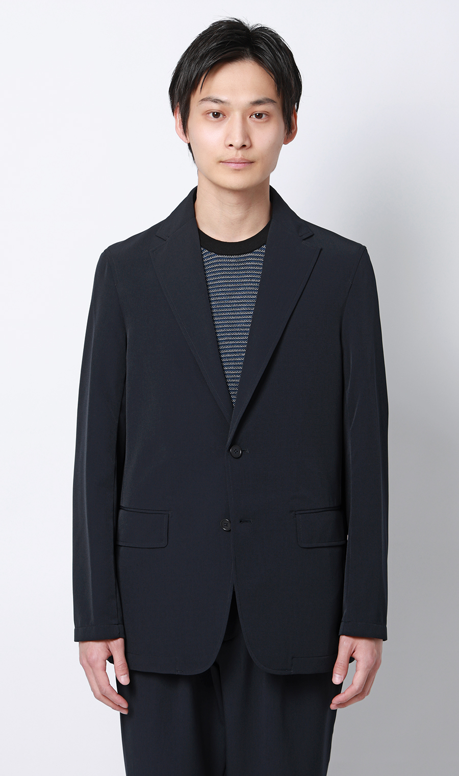ゼロプレッシャースーツ【ジャケット】【セットアップ着用可】 ネイビー Wide M
