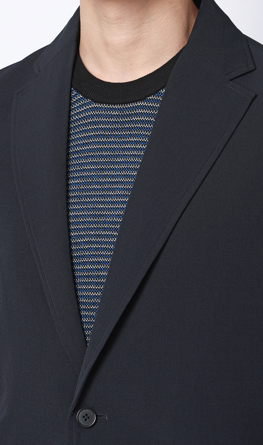 ゼロプレッシャースーツ【ジャケット】【セットアップ着用可】 ネイビー Wide M