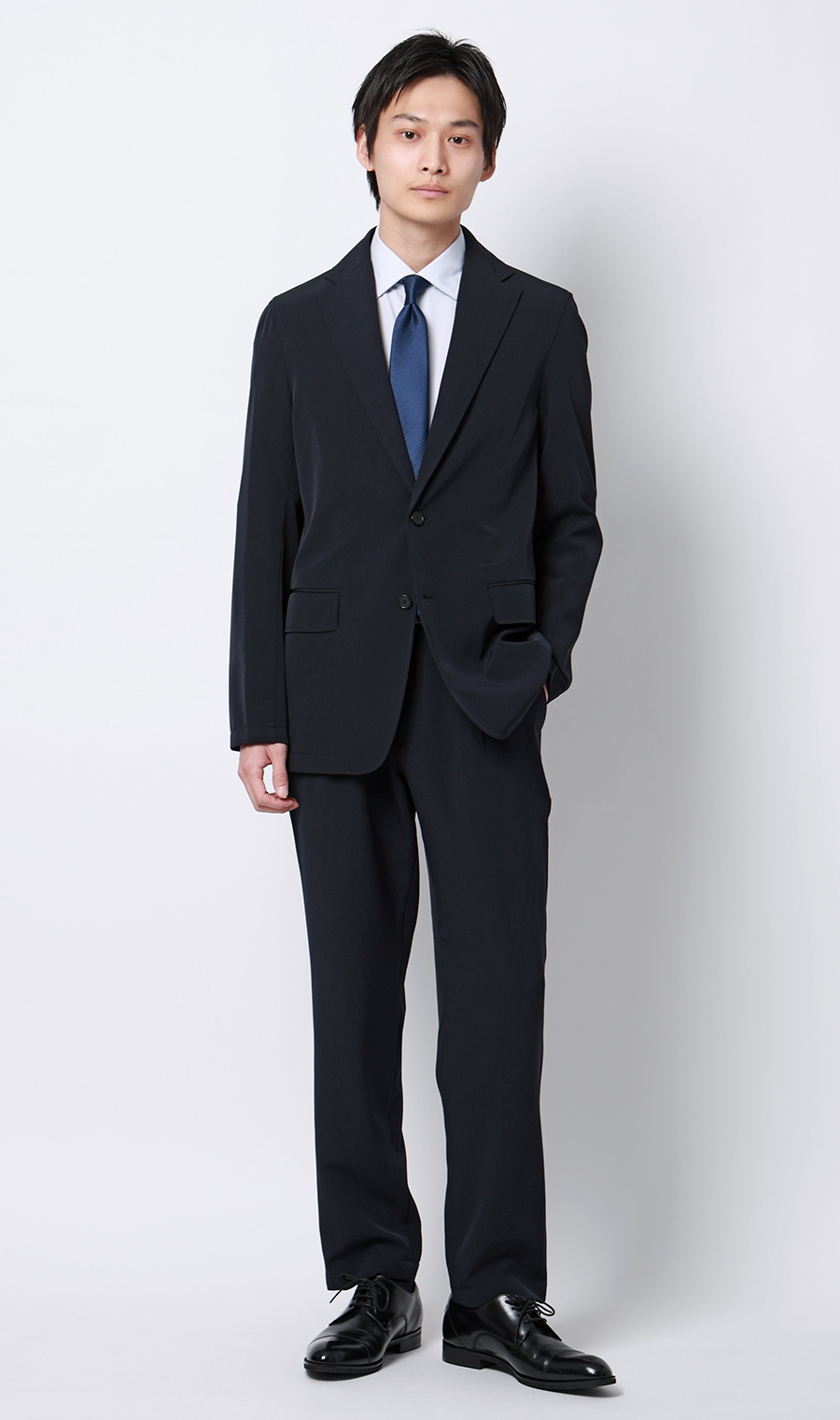 ゼロプレッシャースーツ【ジャケット】【セットアップ着用可】 ネイビー Wide M