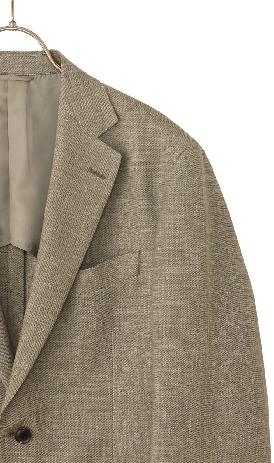 スタンダードジャケット【CARREMAN】 ベージュ 体型:A体(標準型),号数(身長):3号(160cm)