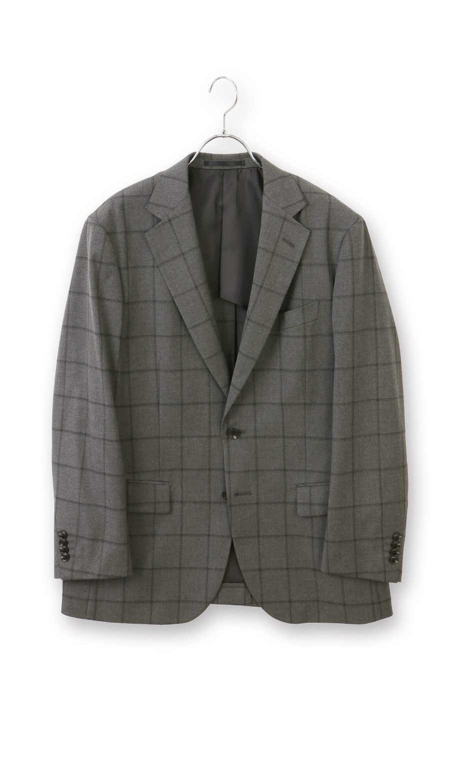 スタンダードジャケット【CARREMAN】 グレー 体型:AB体(がっちり型),号数（身長）:3号(160cm)