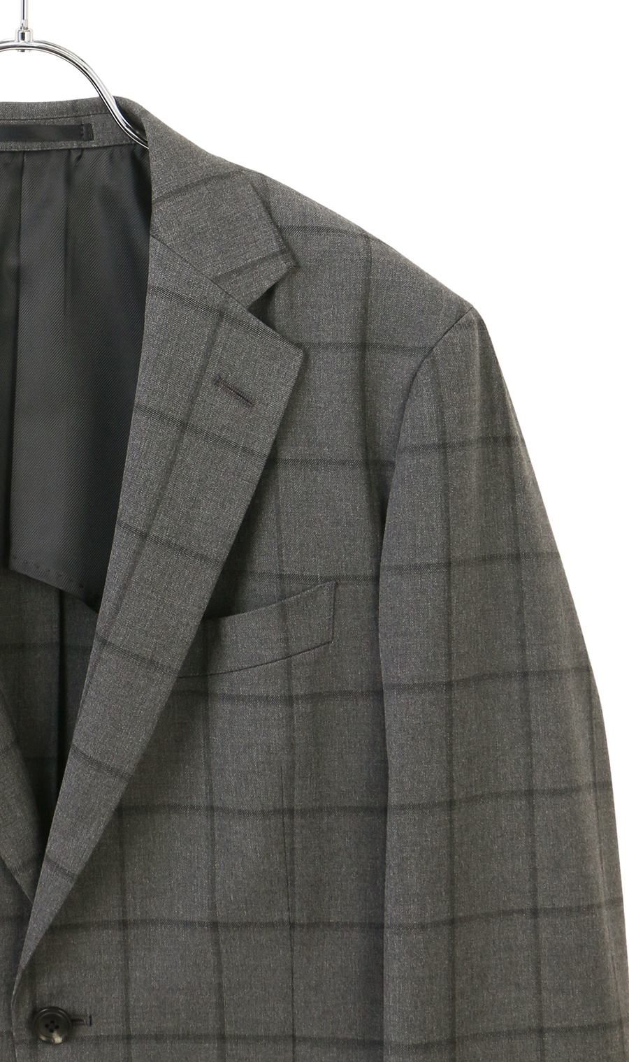 スタンダードジャケット【CARREMAN】 グレー 体型:AB体(がっちり型),号数（身長）:3号(160cm)