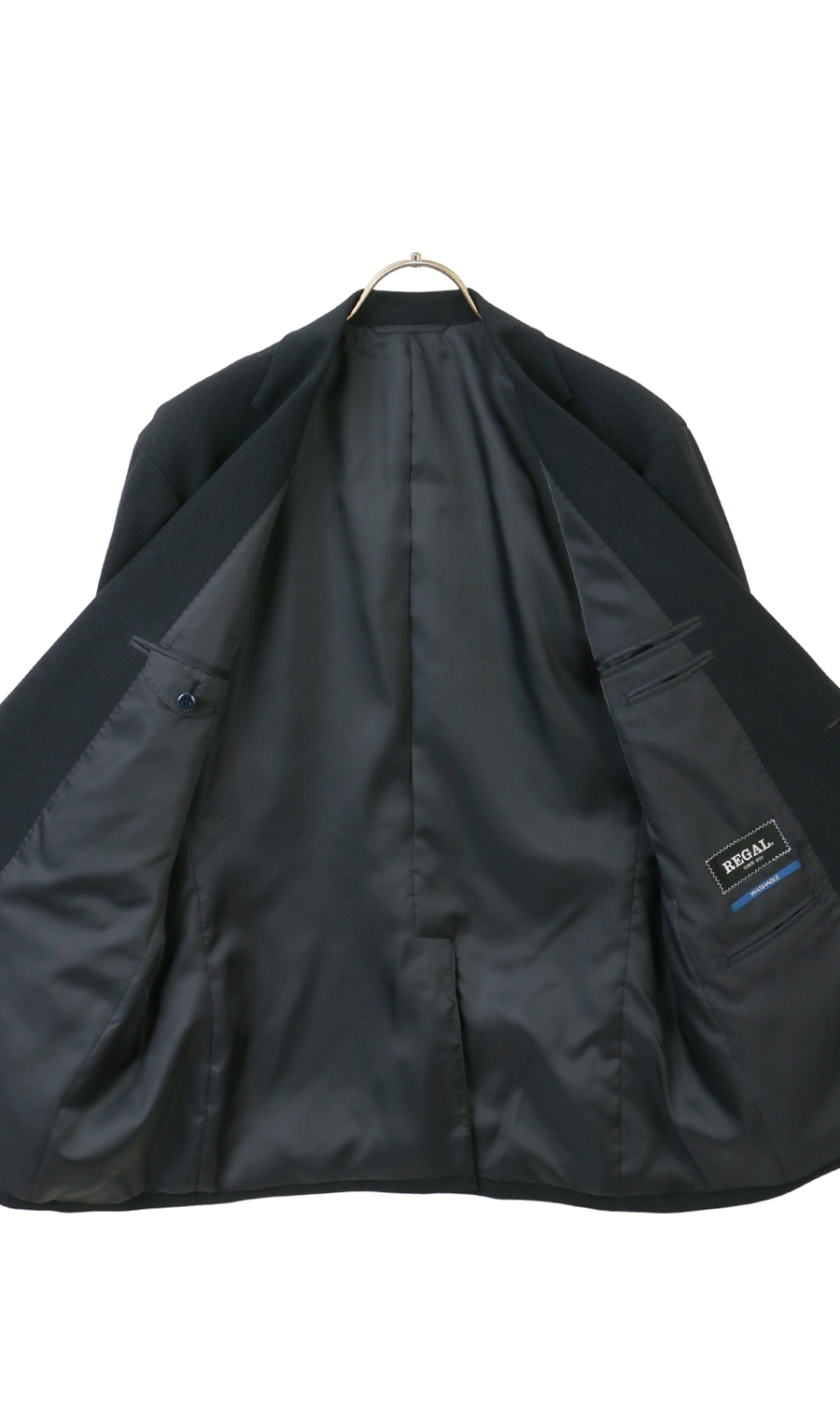 スタンダードジャケット【Plastics Smart】 ネイビー 体型:AB体(がっちり型),号数（身長）:3号(160cm)