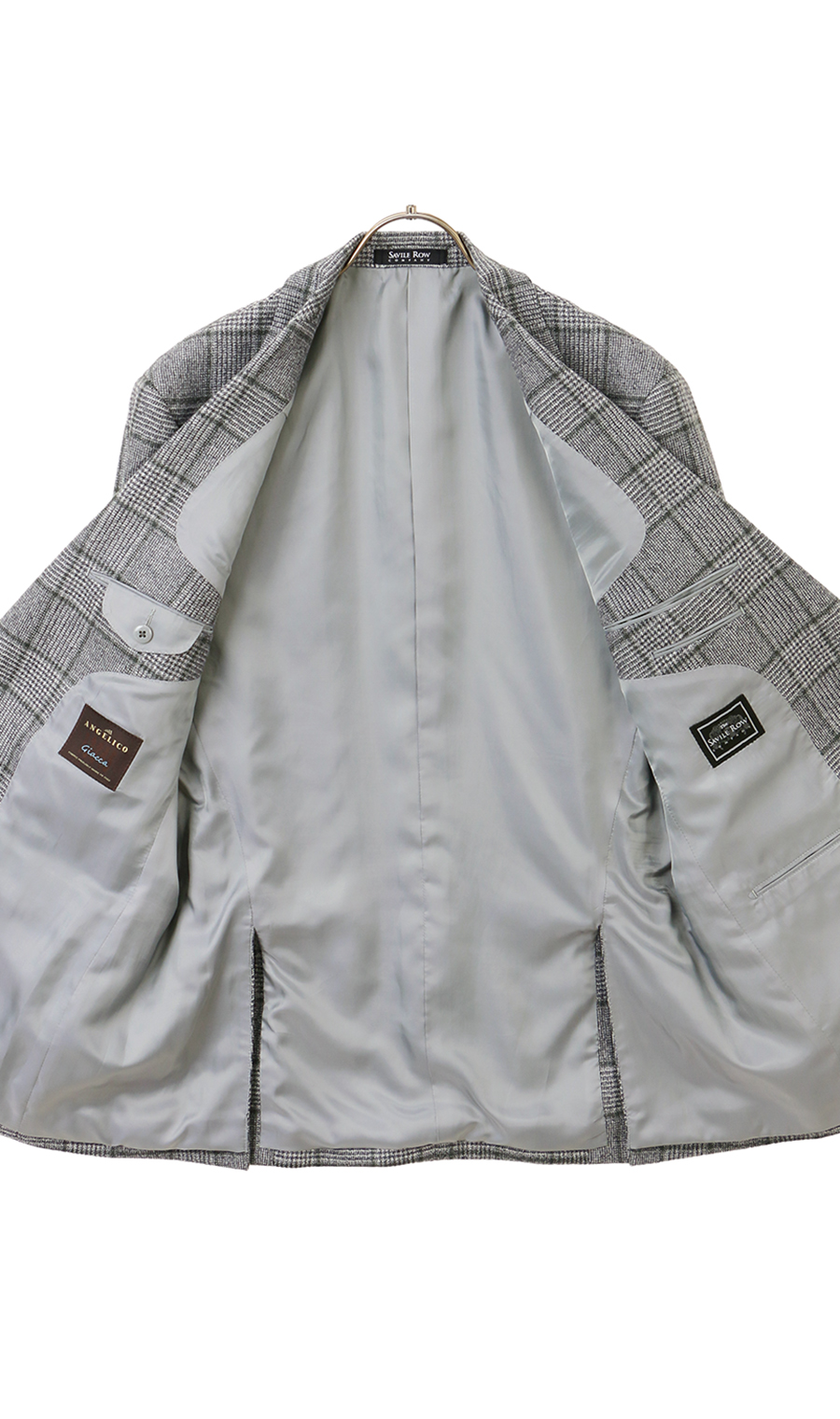 プレミアムスタンダードジャケット【ANGELICO】 ライトグレー 体型:AB体(がっちり型),号数（身長）:4号(165cm)