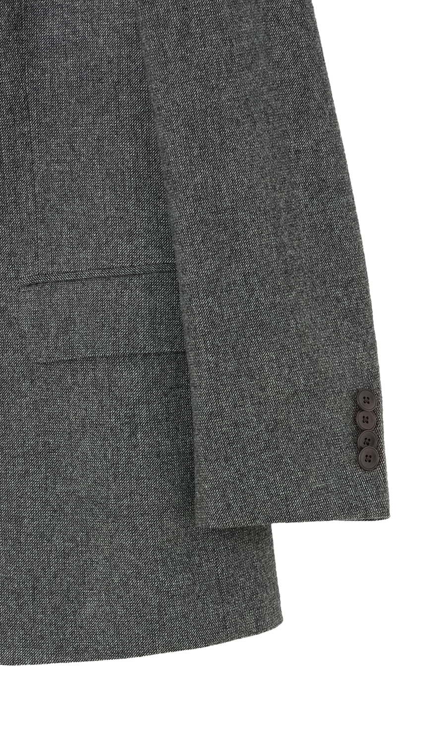 プレミアムスタンダードジャケット【WOOL&CASHMERE】 グレー 体型:AB体(がっちり型),号数（身長）:4号(165cm)
