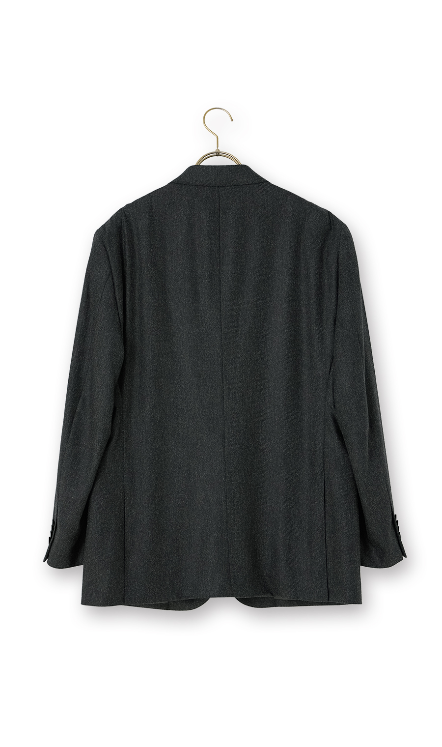プレミアムスタンダードジャケット【WOOL&CASHMERE】 チャコール 体型:A体(標準型),号数（身長）:6号(175cm)