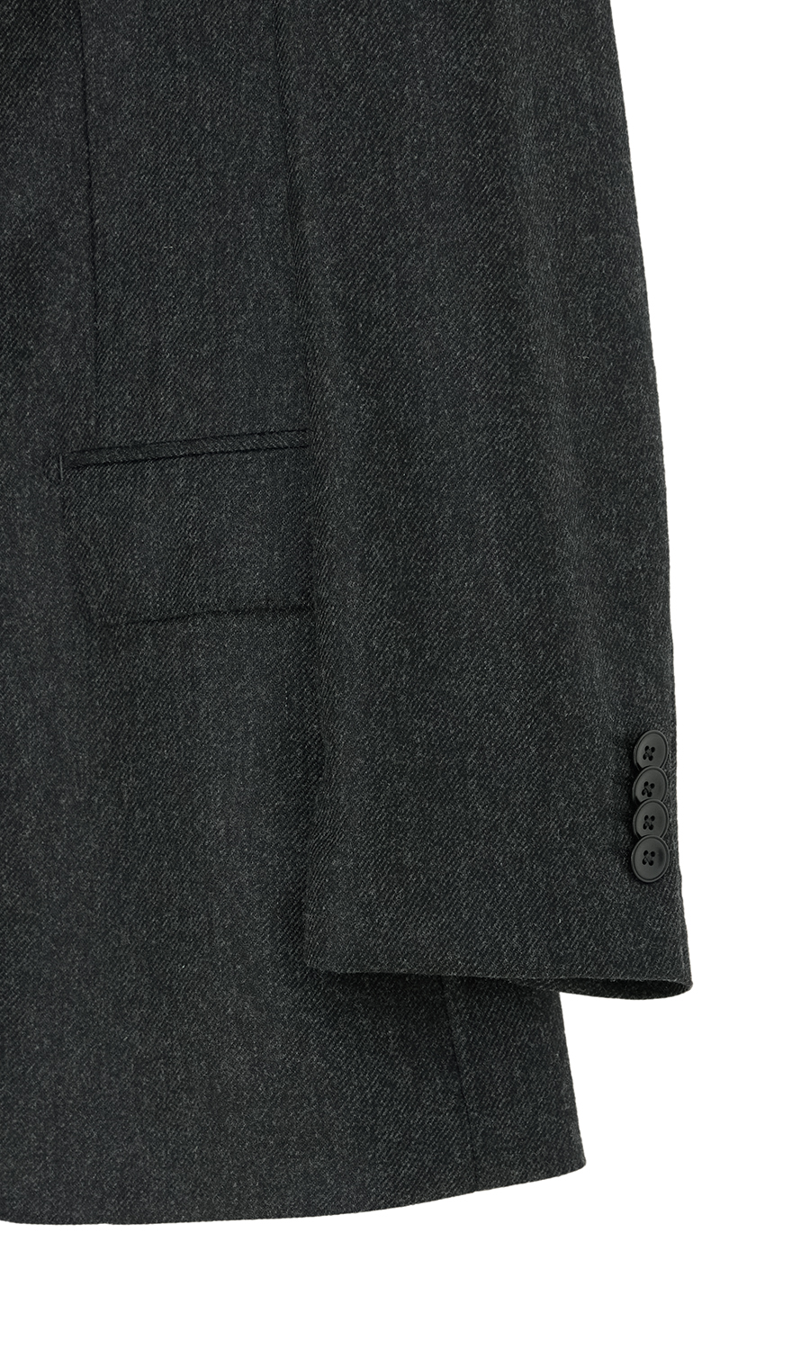 プレミアムスタンダードジャケット【WOOL&CASHMERE】 チャコール 体型:A体(標準型),号数（身長）:6号(175cm)