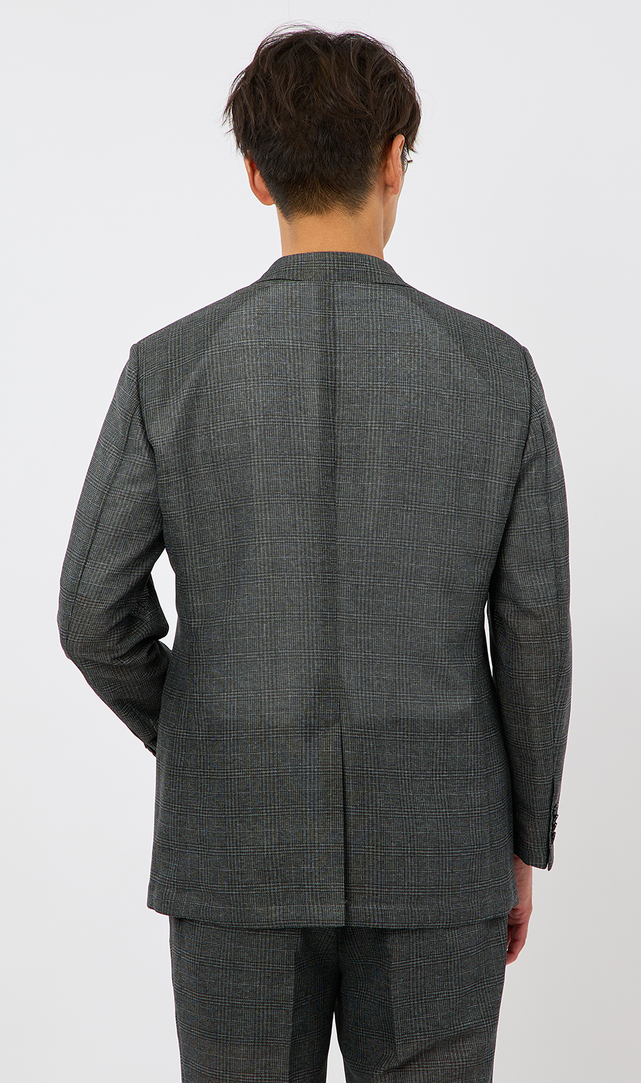 スタンダードジャケット【LENO CLOTH】【セットアップ着用可】 グレー 体型:BE体(ゆったり型),号数（身長）:6号(175cm)