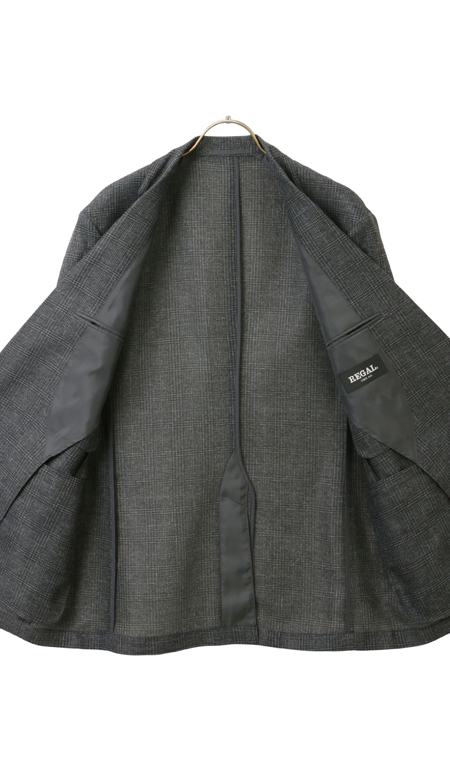 スタンダードジャケット【LENO CLOTH】【セットアップ着用可】 グレー 体型:BE体(ゆったり型),号数（身長）:6号(175cm)