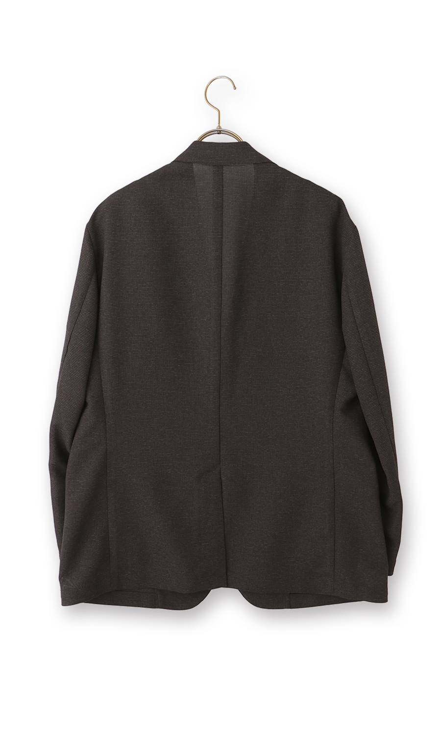 スタンダードジャケット【涼】【LENO CLOTH】【セットアップ着用可】 ブラウン 体型:AB体(がっちり型),号数(身長):3号(160cm)