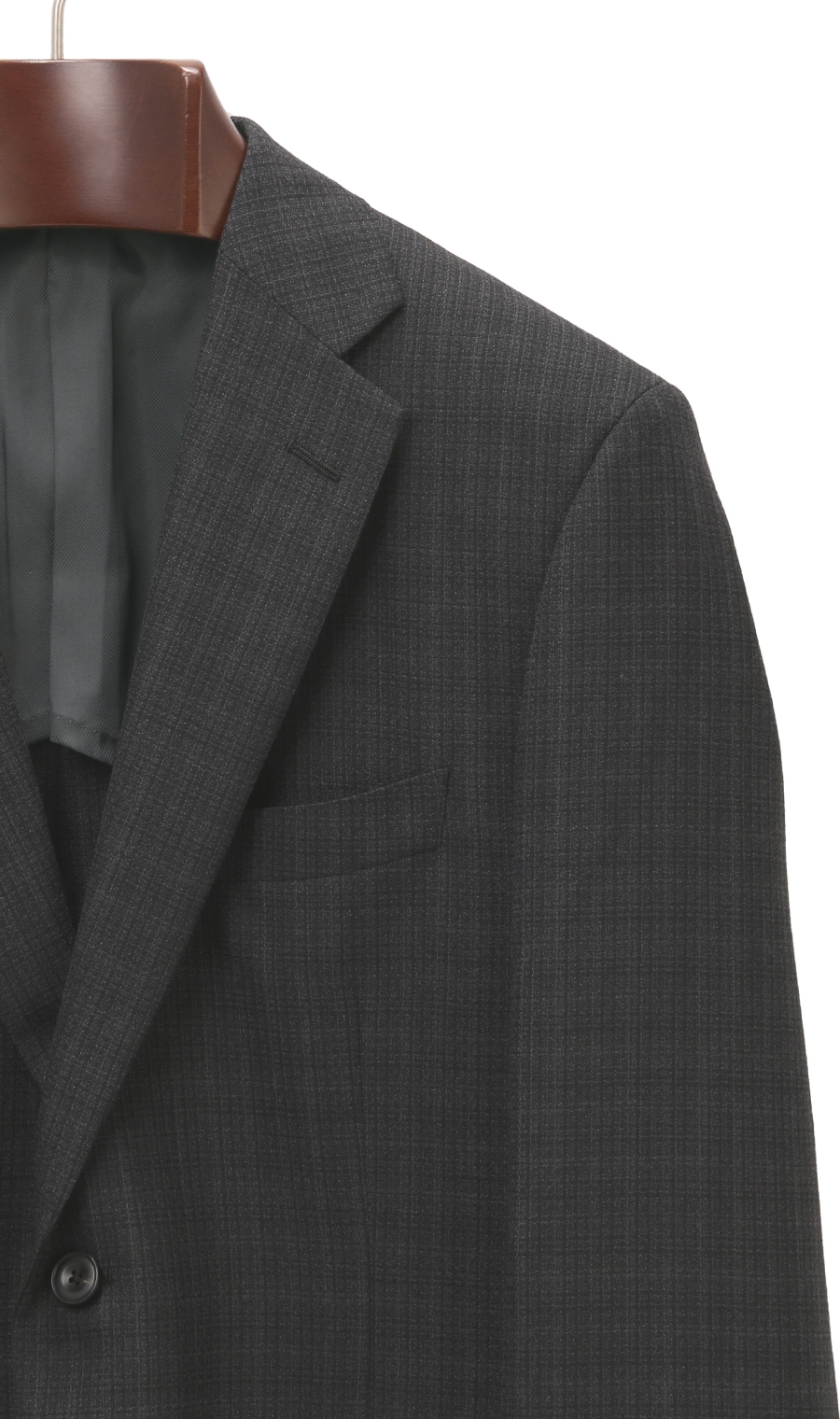 スタンダードジャケット《Plastics Smart》 チャコール 体型:BE体(ゆったり型),号数（身長）:3号(160cm)