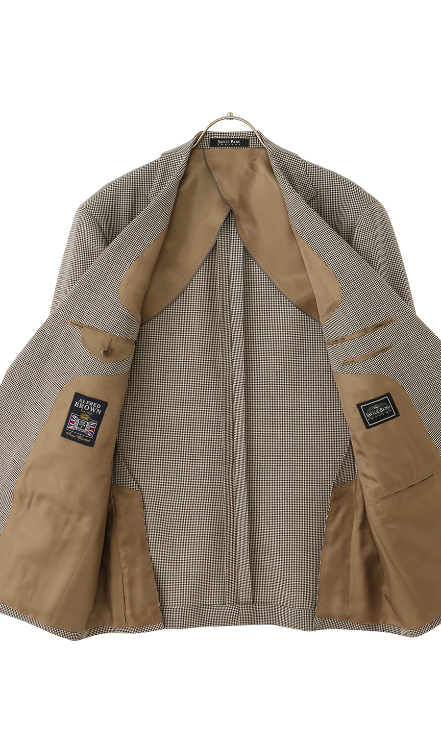 プレミアムスタンダードジャケット【ALFRED BROWN】 ベージュ 体型:A体(標準型),号数（身長）:4号(165cm)