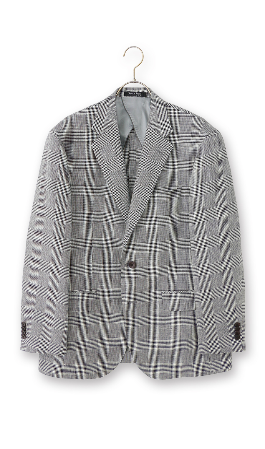 プレミアムスタンダードジャケット【麻混】 ライトグレー 体型:A体(標準型),号数(身長):5号(170cm)