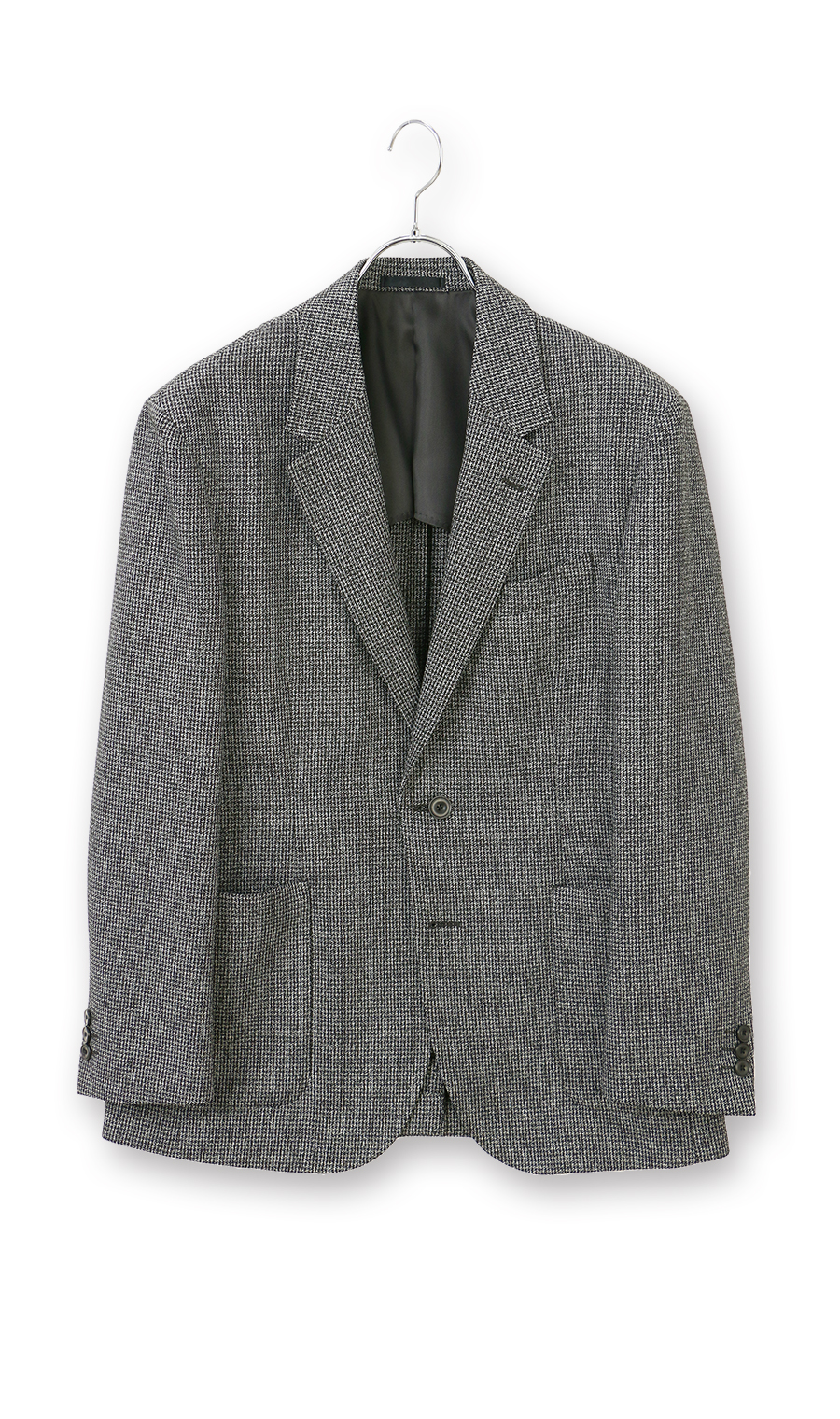 スタンダードジャケット【ウォッシャブル】【Plastics Smart】 グレー 体型:AB体(がっちり型),号数（身長）:3号(160cm)