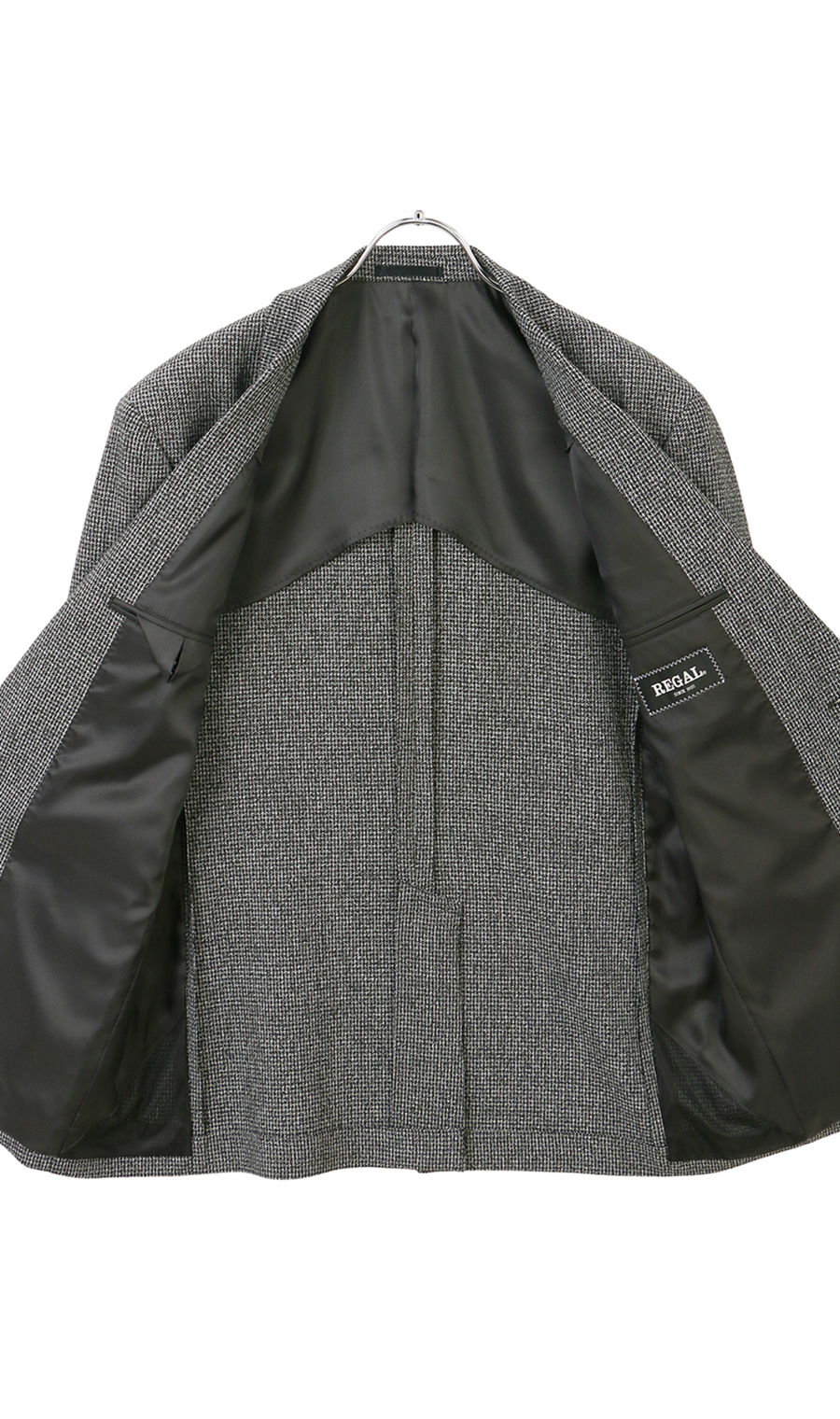 スタンダードジャケット【ウォッシャブル】【Plastics Smart】 グレー 体型:AB体(がっちり型),号数（身長）:3号(160cm)