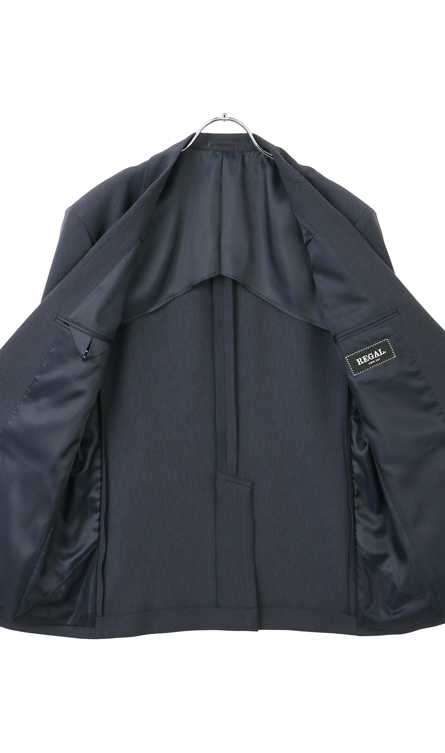 スタンダードジャケット【ウォッシャブル】【Plastics Smart】 ネイビー 体型:AB体(がっちり型),号数（身長）:3号(160cm)