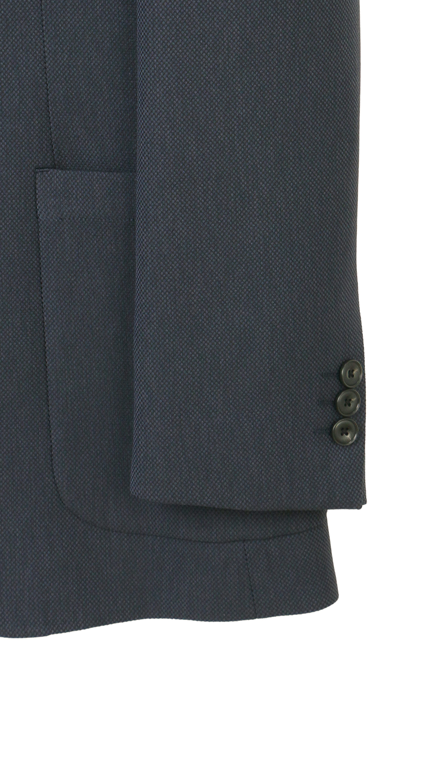 スタンダードジャケット【ウォッシャブル】【Plastics Smart】 ネイビー 体型:AB体(がっちり型),号数（身長）:3号(160cm)