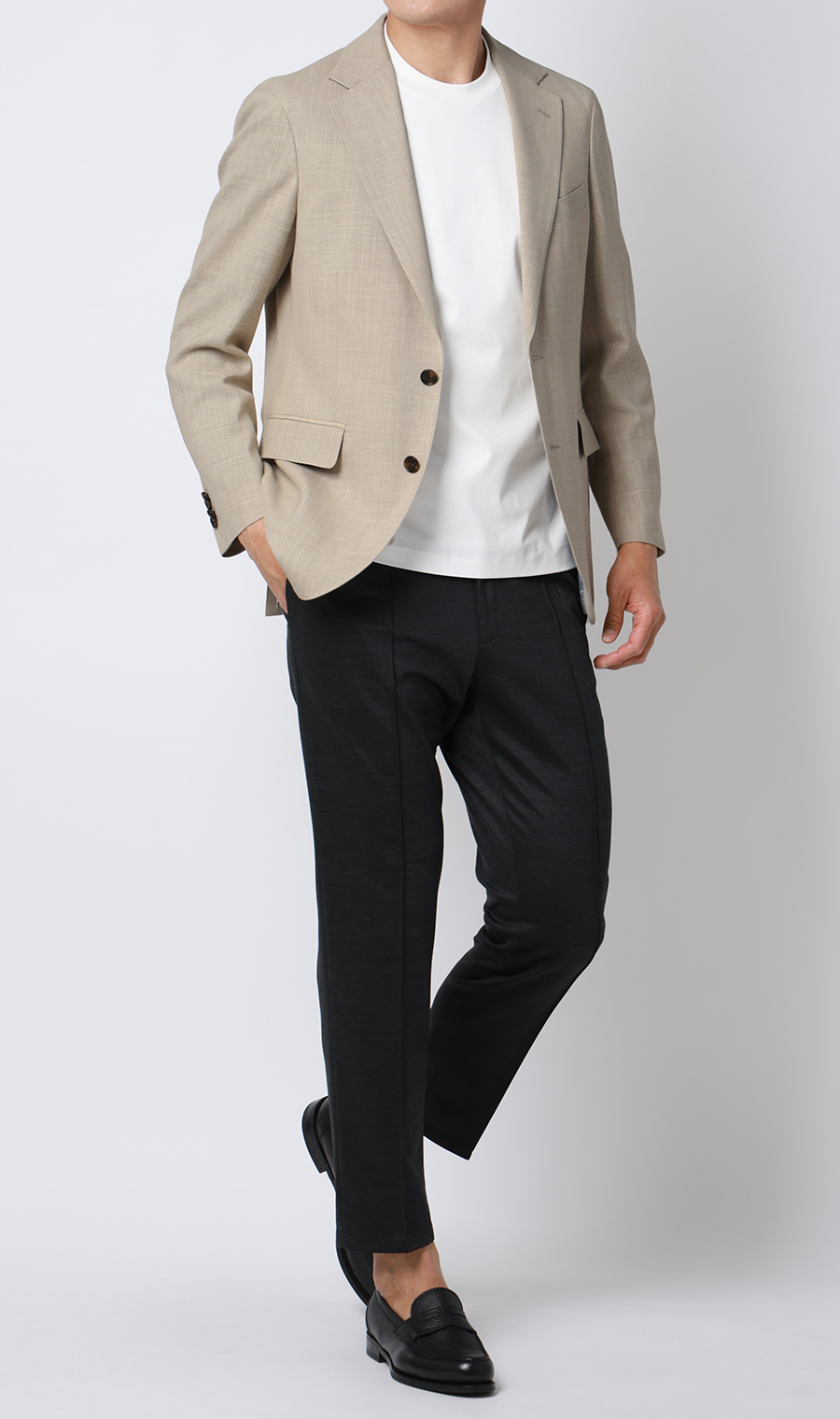 プレミアムスタイリッシュジャケット【Loro Piana SUMMERTIME】【TOGA MODEL】【TOGA JACKT】【2026年モデル】 ベージュ S