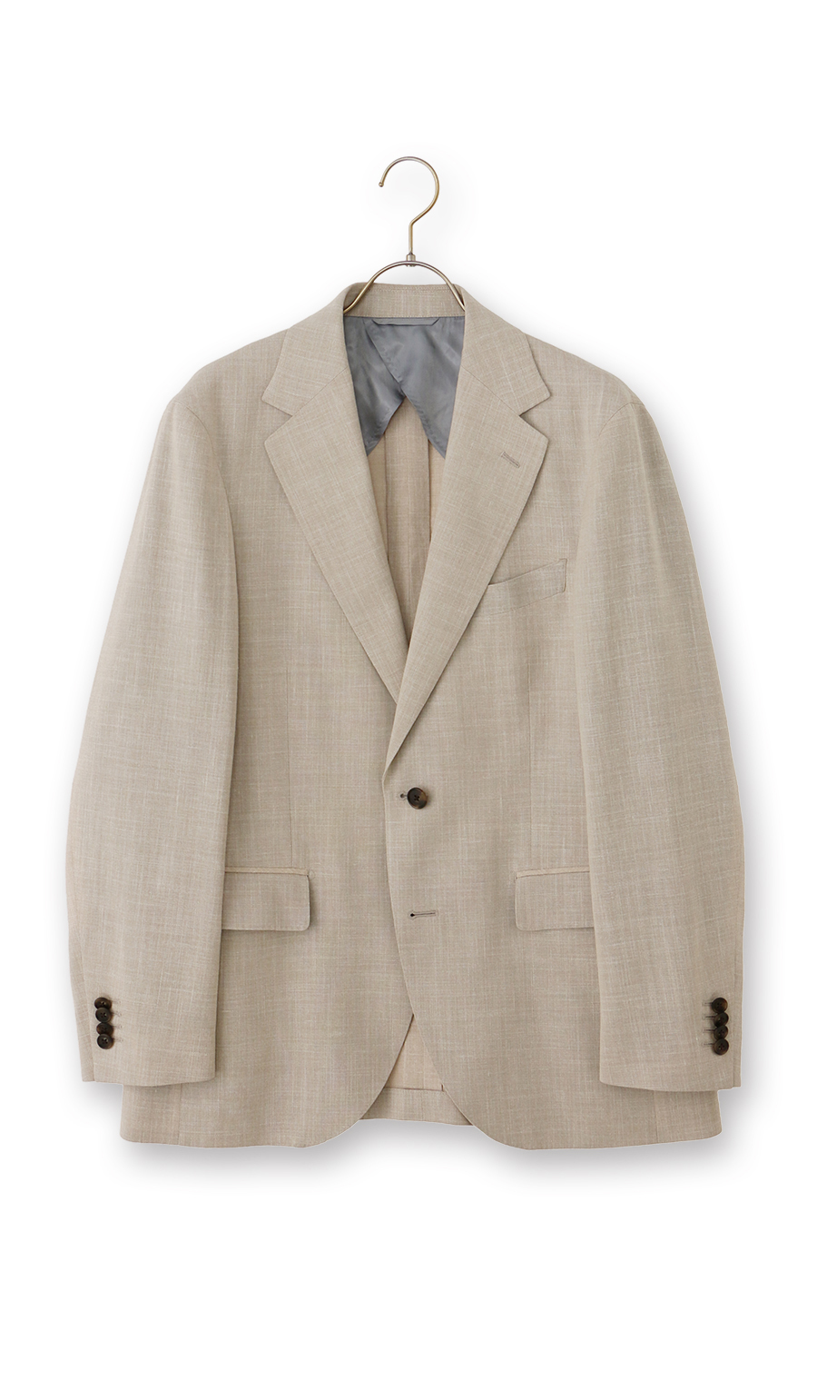 プレミアムスタイリッシュジャケット【Loro Piana SUMMERTIME】【TOGA MODEL】【TOGA JACKT】【2026年モデル】 ベージュ S