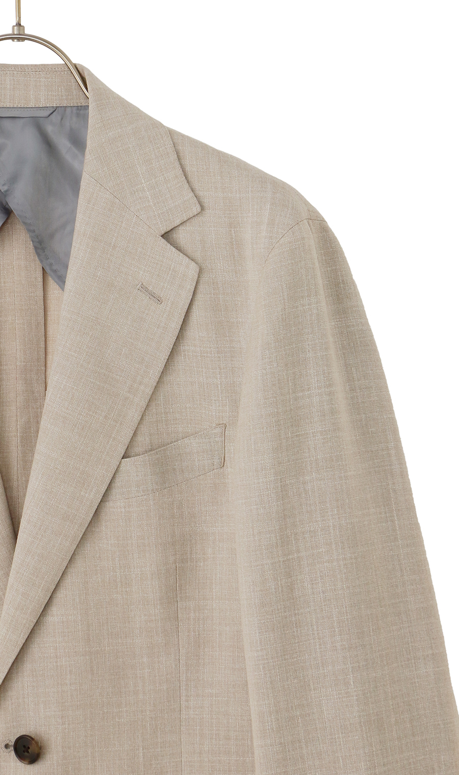 プレミアムスタイリッシュジャケット【Loro Piana SUMMERTIME】【TOGA MODEL】【TOGA JACKT】【2026年モデル】 ベージュ S