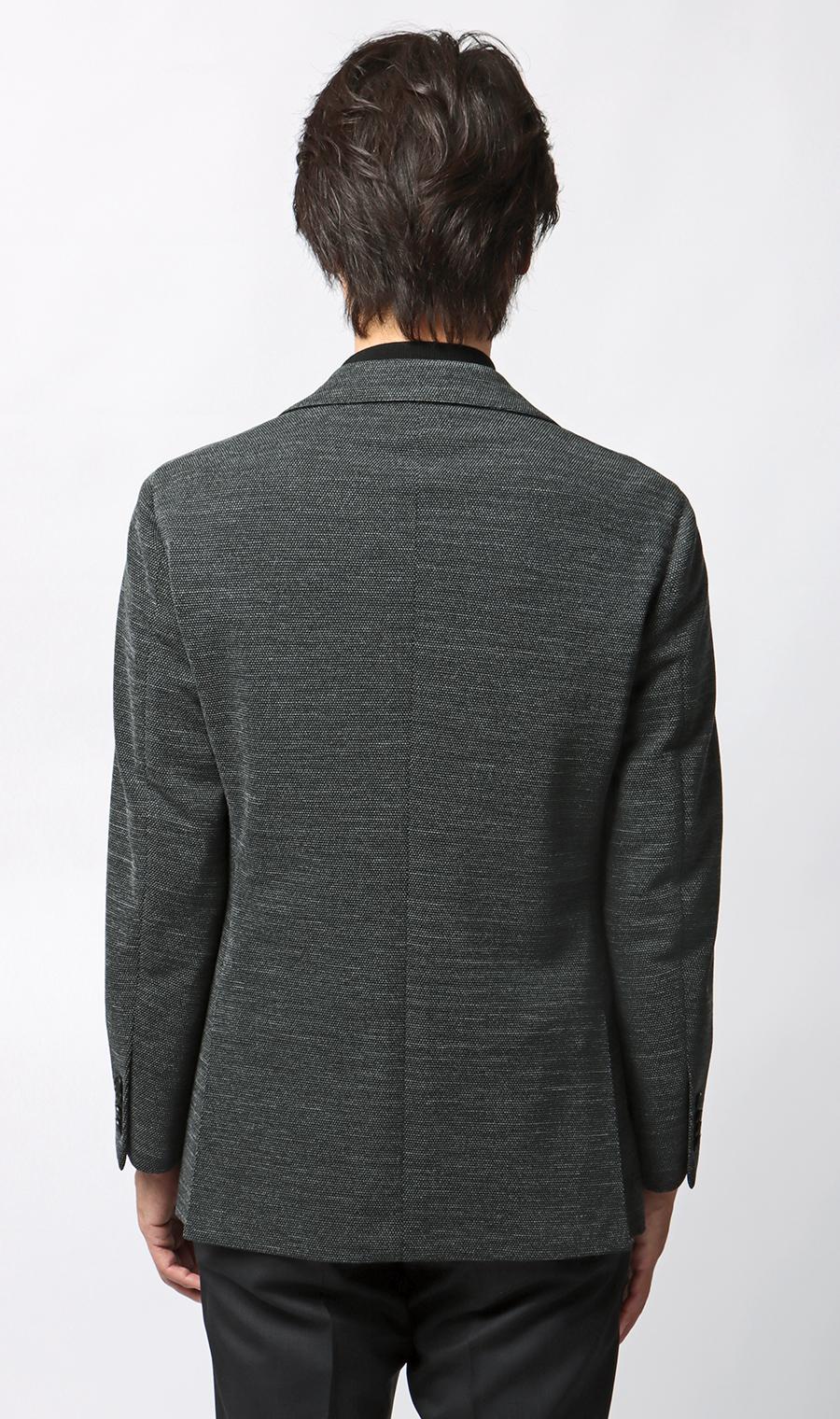 ニットジャケット【MIYUKI LOOP Labo】 グレー M