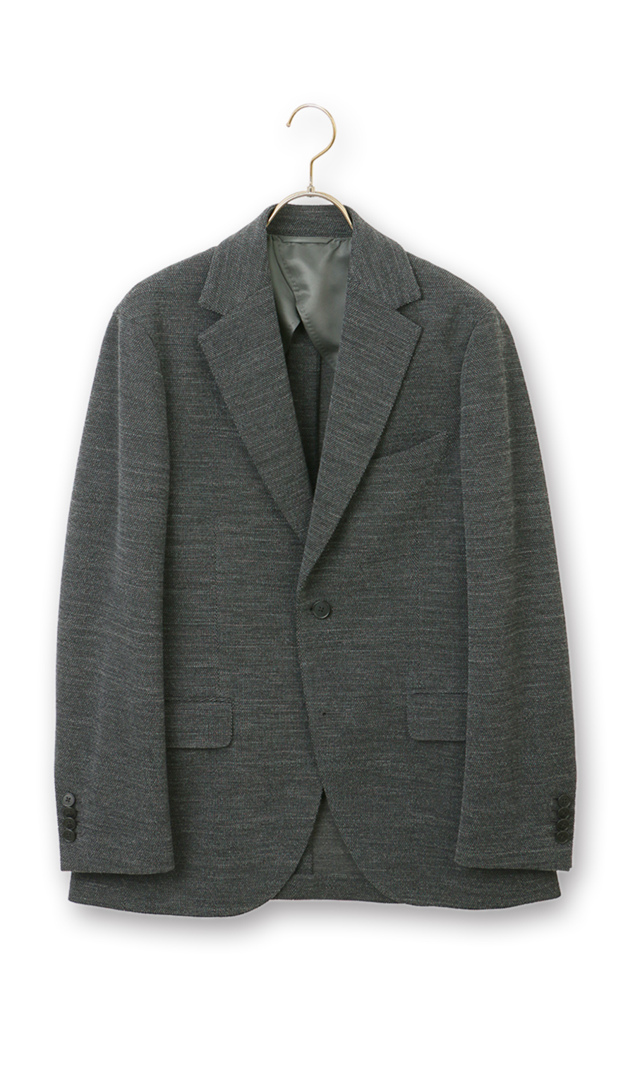 ニットジャケット【MIYUKI LOOP Labo】 グレー M