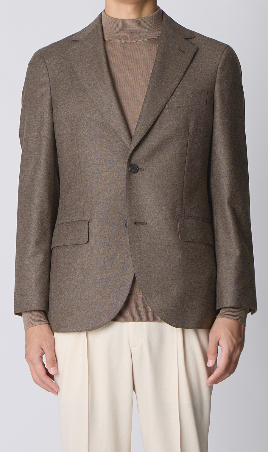 高级时尚夹克 【Loro Piana FAVOLA】 【TOGA MODEL】 【2025年款】 棕色S