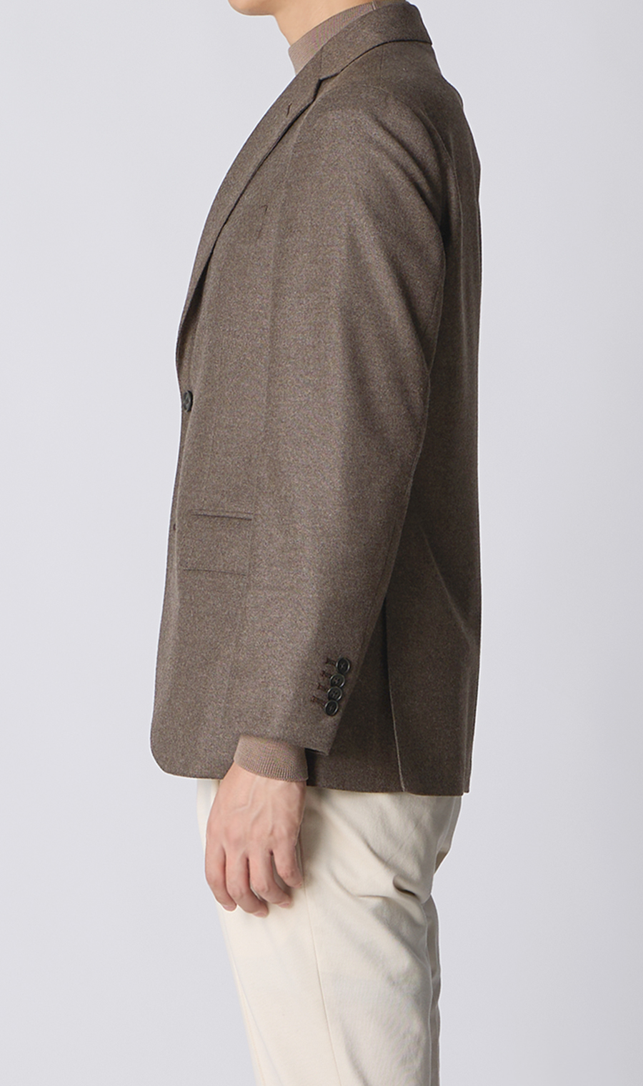 高级时尚夹克 【Loro Piana FAVOLA】 【TOGA MODEL】 【2025年款】 棕色S