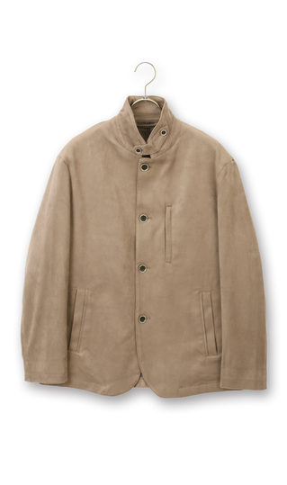 Convertible jacket [Suede]