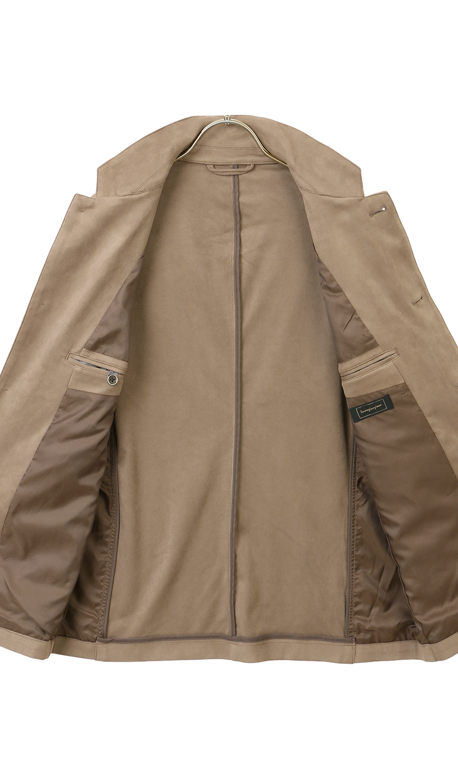 コンバーチブルジャケット【スエード】 ベージュ M