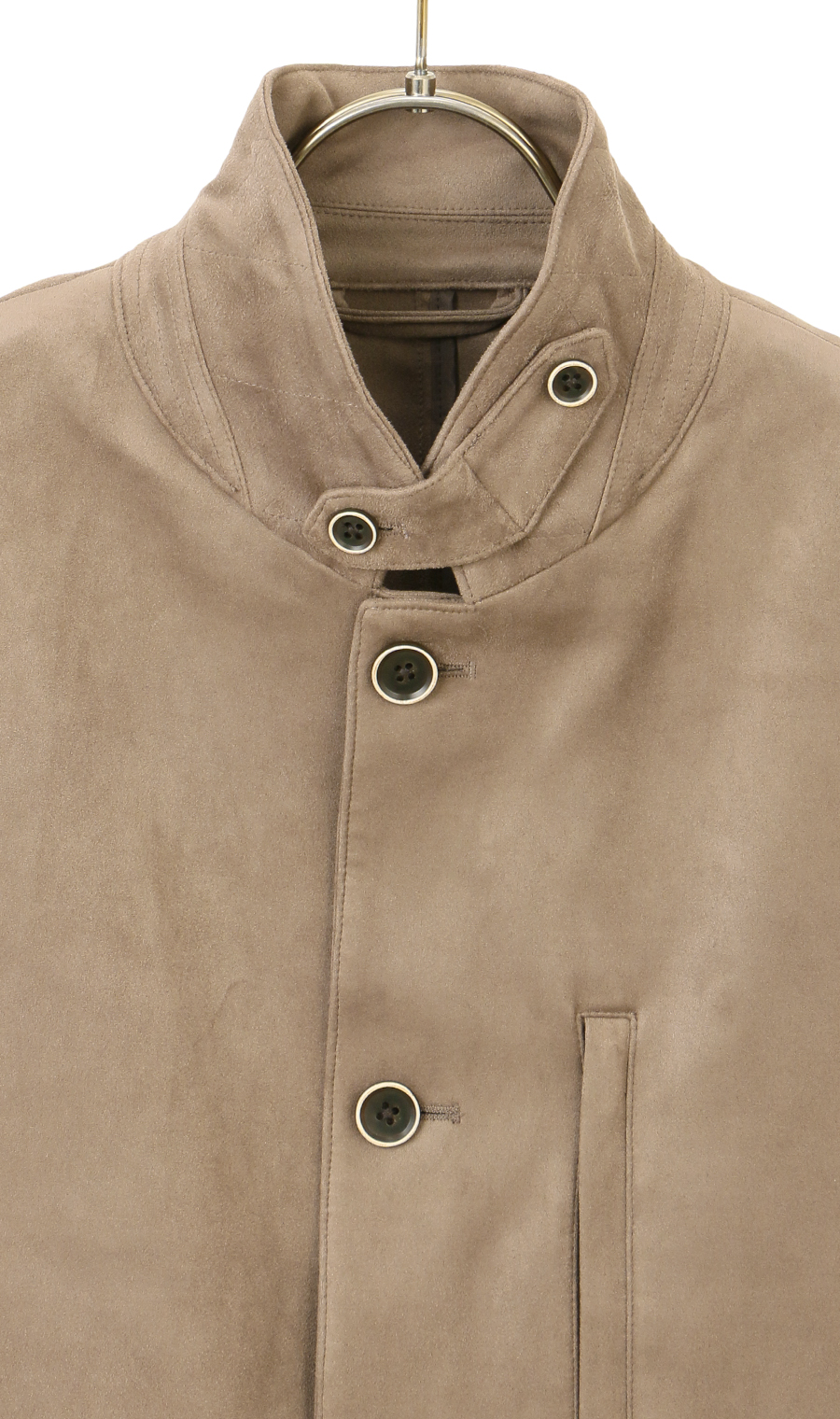 コンバーチブルジャケット【スエード】 ベージュ M