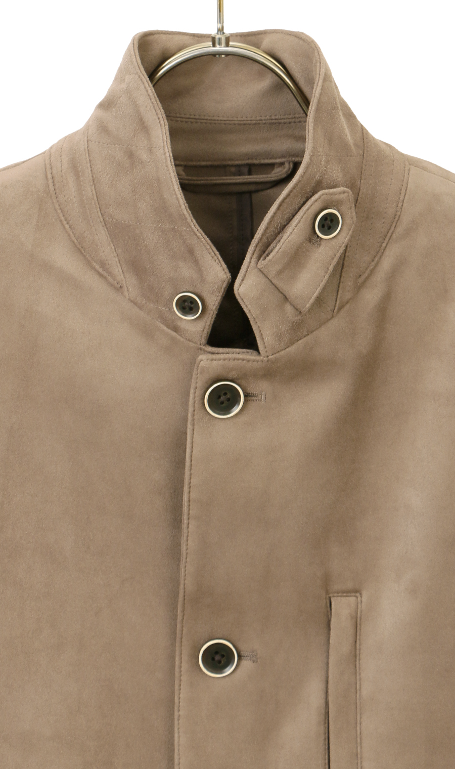 コンバーチブルジャケット【スエード】 ベージュ M