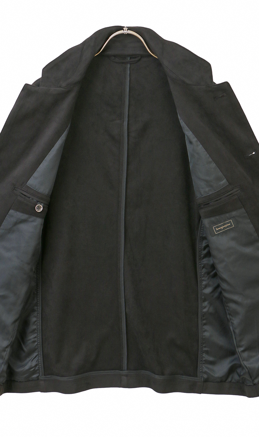 コンバーチブルジャケット【スエード】 ブラック M