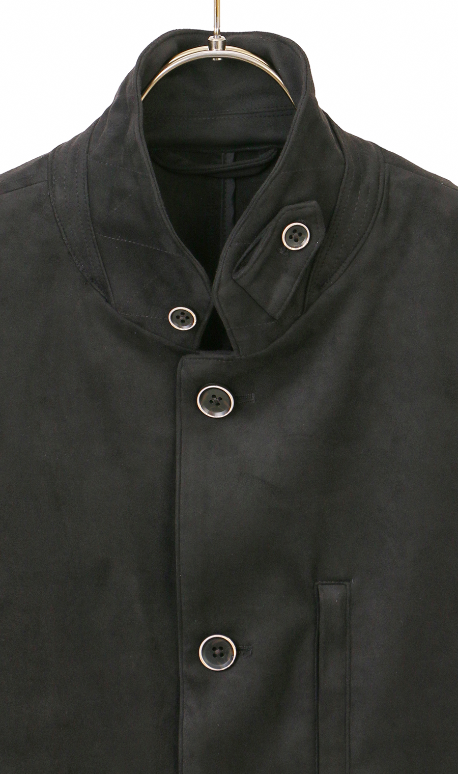 コンバーチブルジャケット【スエード】 ブラック M