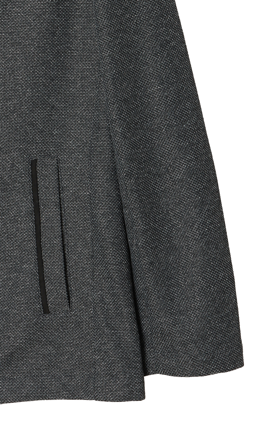 コンバーチブルジャケット【国産ニット】 グレー M