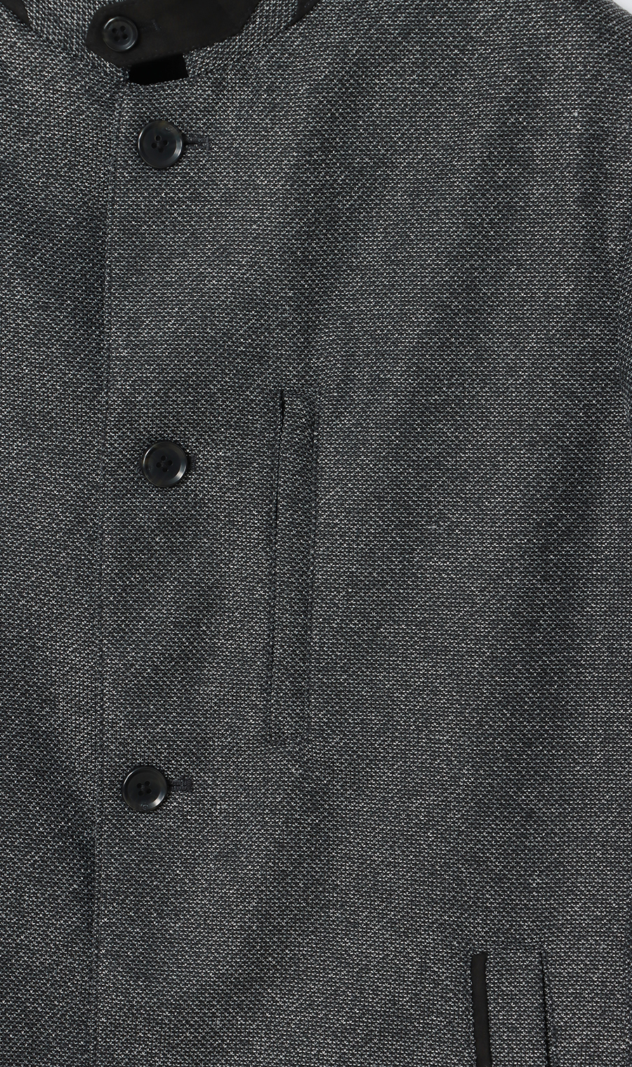 コンバーチブルジャケット【国産ニット】 グレー M