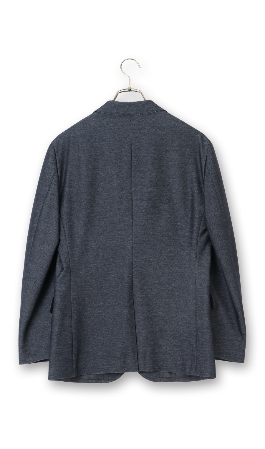 スタイリッシュジャケット《デニム調》《ストレッチ》 ネイビー S