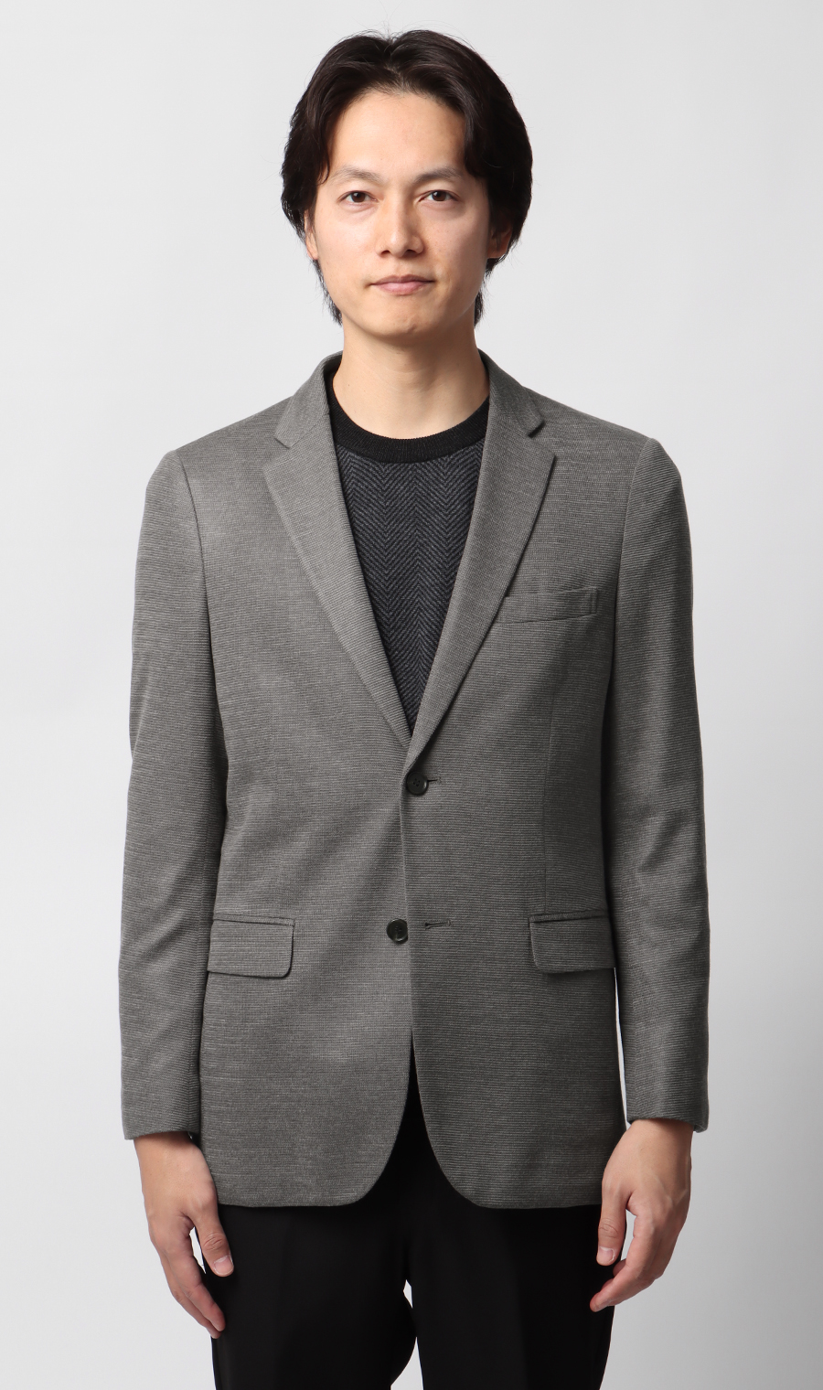 サーフニットジャケット グレー M